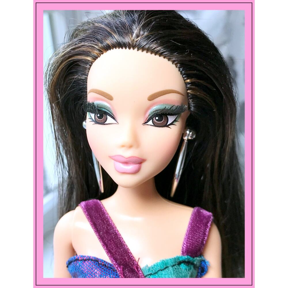 VTG My Scene Sound Lounge Night on the Town Nolee Barbie Doll Rooted Eyelashes